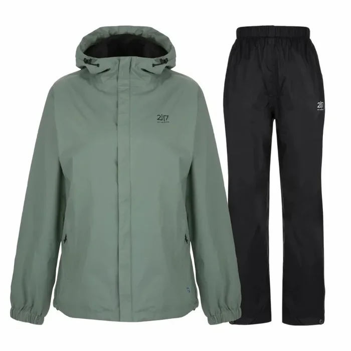 2117 of Sweden Viskafors, ensemble de pluie junior, vert Authentique