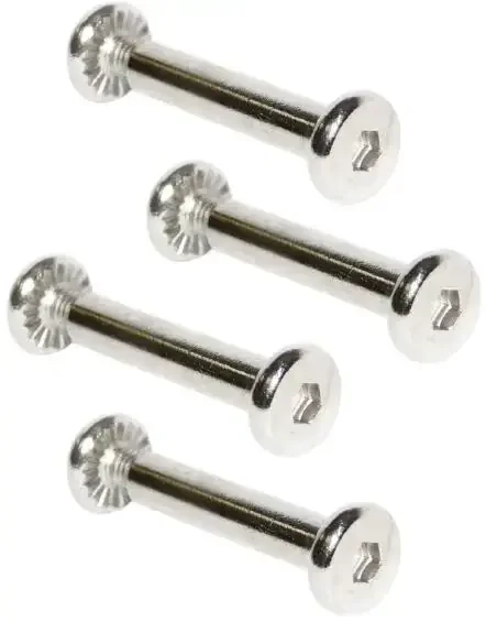 6mm Roue Axes Pack de 4 Premium