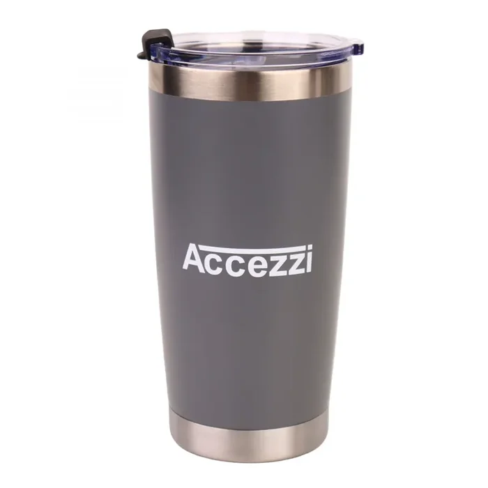 Accezzi gobelet isotherme en acier inoxydable, 590 ml, gris Affaire À Saisir