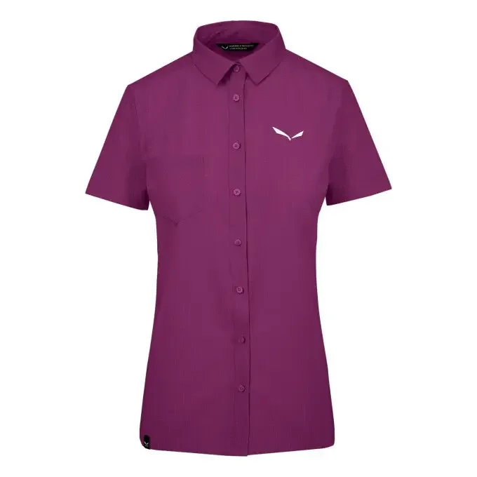 Achat Immédiat Chemise Salewa PUEZ MINICHECK 2 DRY’TON W S/S dark purple