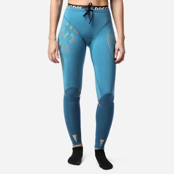 Achat Immédiat Collant Rossignol W INFINI COMPRESSION RACE Duck Blue