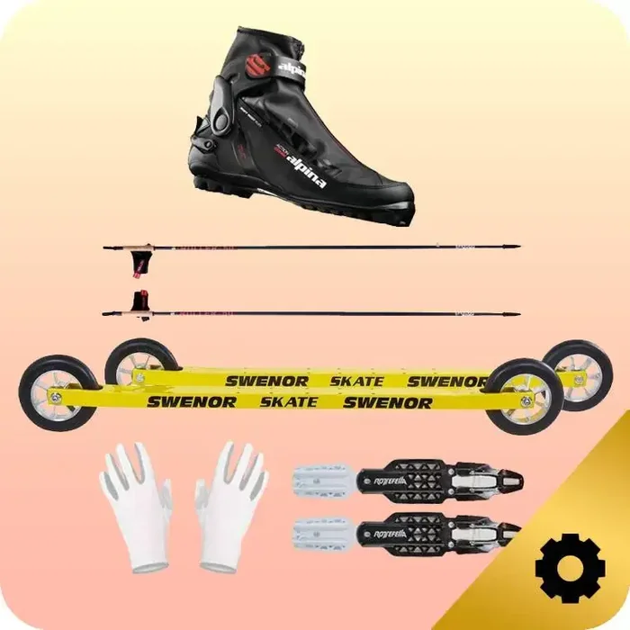 Achat Immédiat Swenor Roller Ski Patin Set Intermédiaire