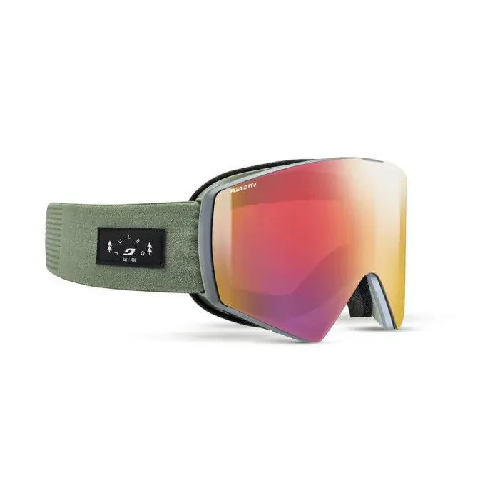 Acheter En Ligne Masque de ski Julbo RAZOR EDGE REACTIV Gris / Vert
