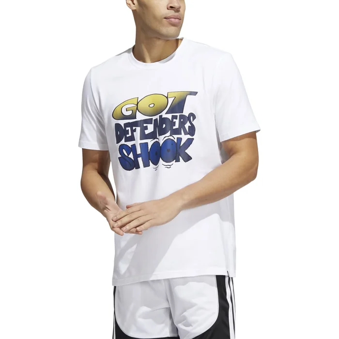 Adidas Basketball Got You Shook Graphic Tee « White »
