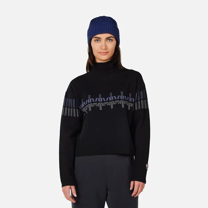 Affaire À Saisir Pull &agrave; col roul&eacute; &agrave; motifs pour femme