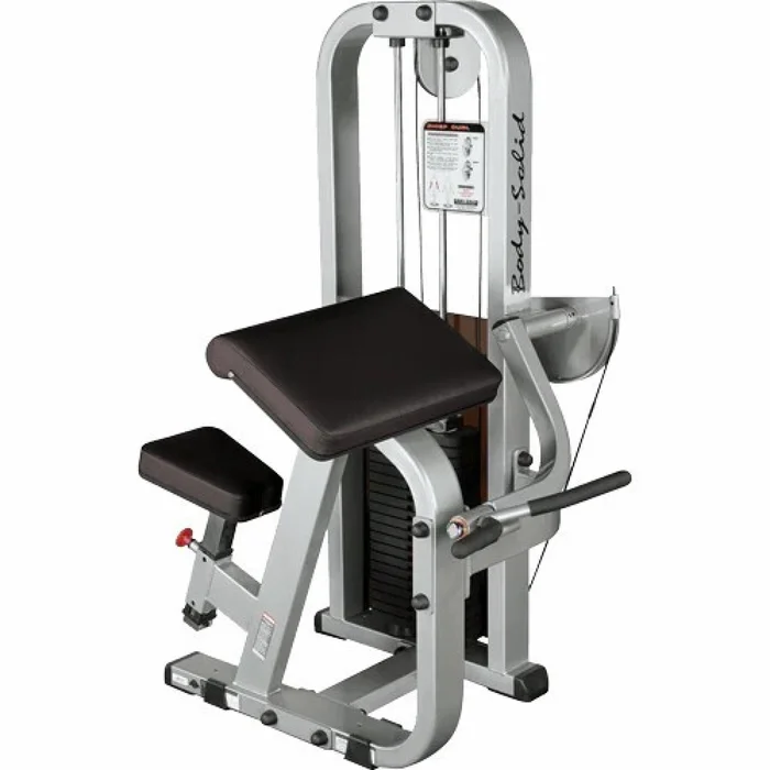 Appareil de musculation bicep curl avec pile de poids 140 Kg ProClubLine [Taille 115x135x158 cm]