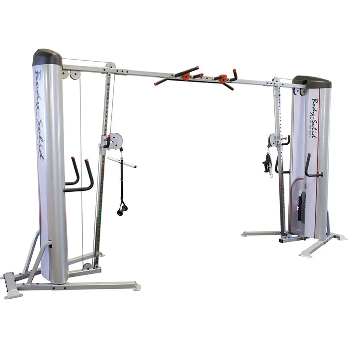 Appareil de musculation câble croisé ProClubLine Series II Pile de poids 2 x 75 kg [Taille 486×146,3×251,5 cm]