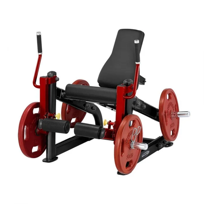Appareil de musculation extension de jambes charge plaque Steelflex [Taille 131x126x103 cm]