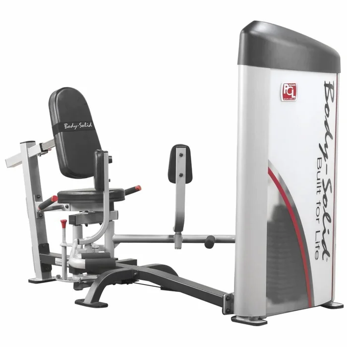 Appareil de musculation intérieur et extérieur de la cuisse ProClubLine Series II Pile de poids 105 kg [Taille 195,6x94x144,7 cm]