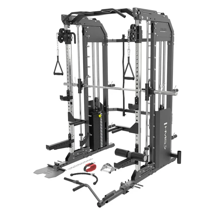Appareil de musculation semi-commerciale HMS Cyklop 4 Smith [Taille 194x146x216 cm]
