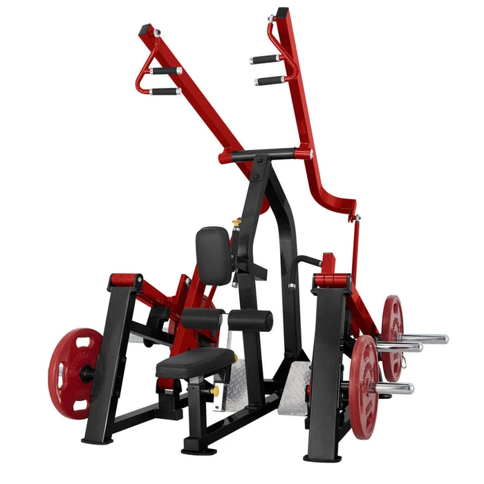 Appareil de musculation Steelflex Dual Plate Load – Lat Pulldown / Seated Row [Taille 190,3×159,5×214,6 cm]