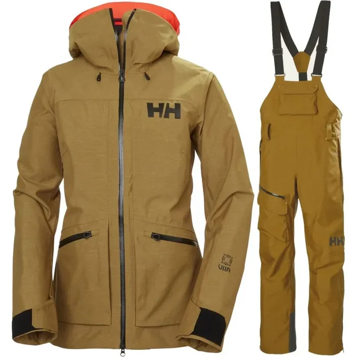 Artisanat Helly Hansen Powderqueen ensemble, femmes, lynx