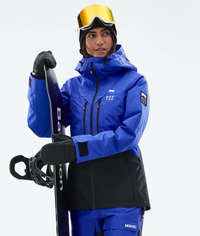Artisanat Montec Moss W Veste Snowboard Femme Cobalt Blue/Black