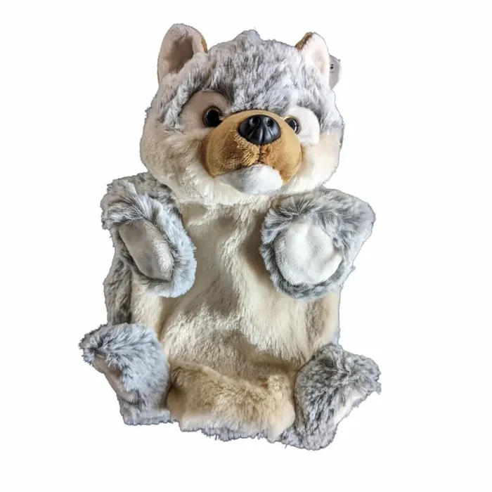 Artisanat Peluche marionnette Loup Dani Creations