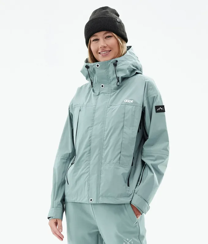 Authentique Dope Ranger Light W Veste Randonnée Femme Faded Green