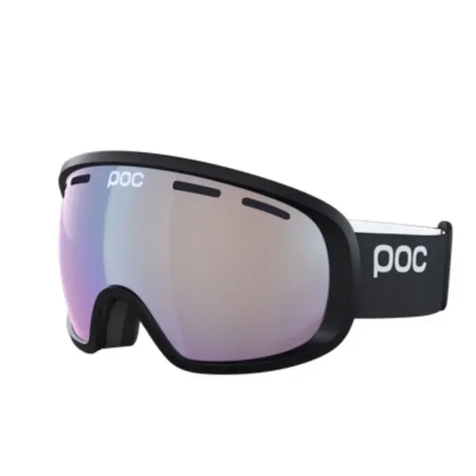 Authentique Masque ski POC Fovea Photochromic WF Uranium Black / Changeable Sky Blue