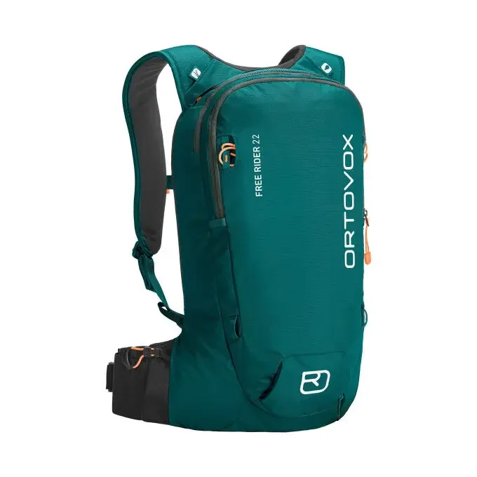 Authentique Sac à dos Ortovox FREE RIDER 22 pacific green