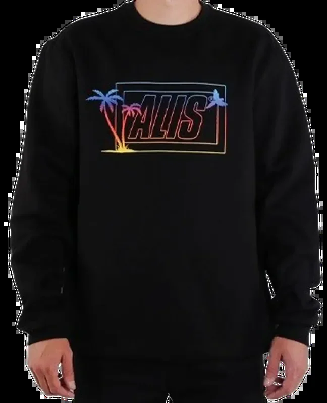 Authentique Sunset Box Logo Crewneck