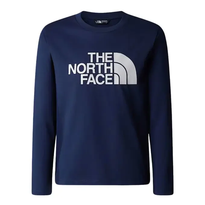 Authentique Tee-shirt junior à manches longues The North Face Easy – Summit Navy