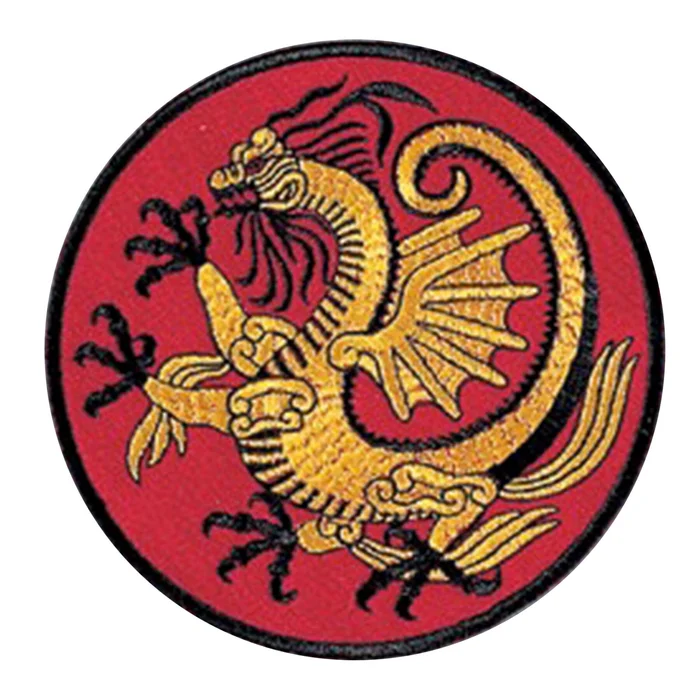Badge brodé motif dragon Danrho [Taille 12 cm]