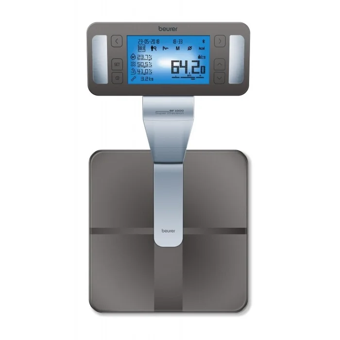 Balance impédancemètre de précision connecté Beurer BF 1000 [Taille 38x39x100 cm]