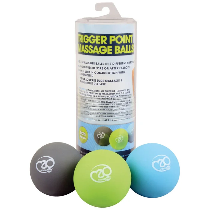 Balle de massage à points de déclenchement Fitness-Mad (x3)