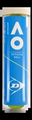 Balle de Tennis Dunlop Australian Open Tube de 4 Balles 2025