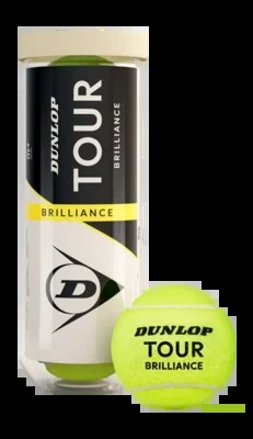 Balle de Tennis Dunlop Tour Brilliance 3-Boîtes (Carton 24×3) 2025