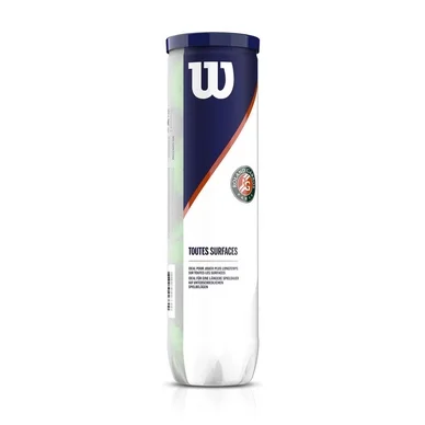 Balle de Tennis Wilson Roland Garros All Court 4-tin (Set de 18 x 4)