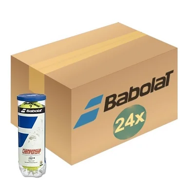 Balles de tennis Babolat Championship (Carton de 24×3)