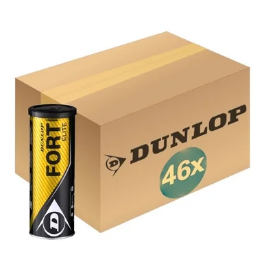 Balles de Tennis Dunlop Fort Elite x3 (Carton 48×3)