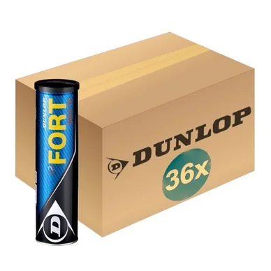 Balles de Tennis Dunlop Fort Max TP x4 (Carton 36×4)