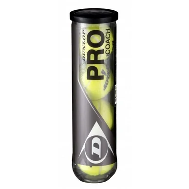 Balles de Tennis Dunlop Pro Coach 4-Tin