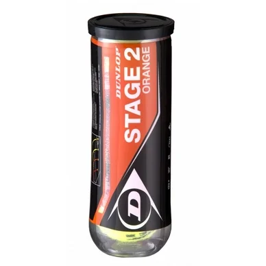 Balles de Tennis Dunlop Stage 2 Orange 3-Tin