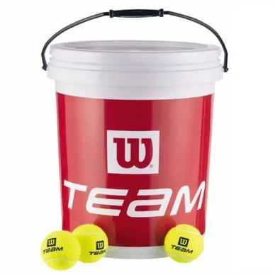 Balles de Tennis Wilson Trainer 72 S Bucket Jaune