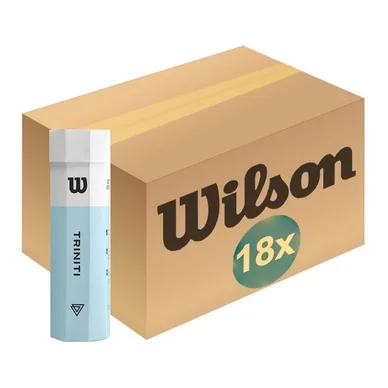 Balles de Tennis Wilson Triniti (Boite de 18×4)