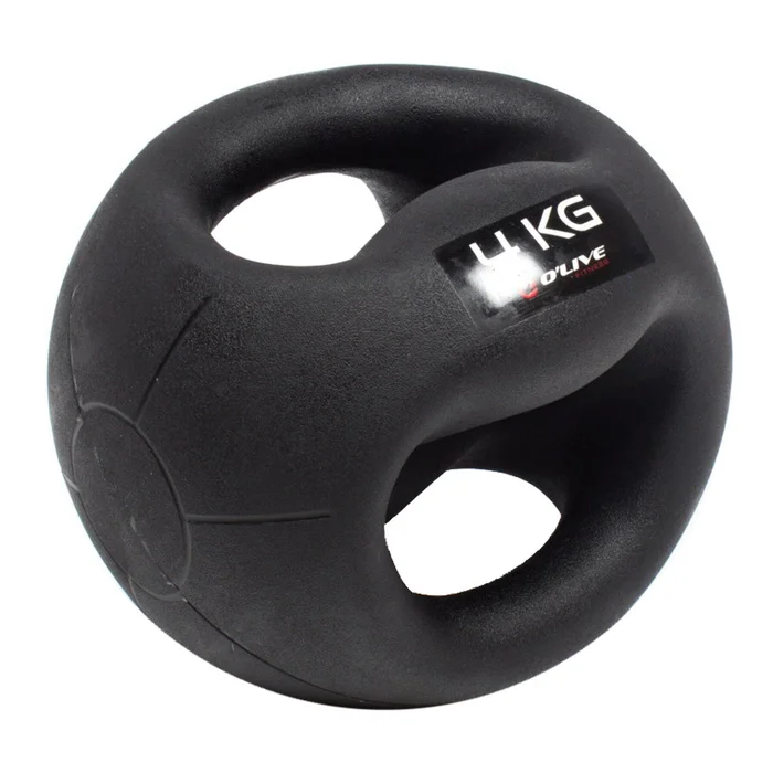 Ballon d’entraînement double prise O&rsquo;live Fitness 5 kg [Taille 23 cm]