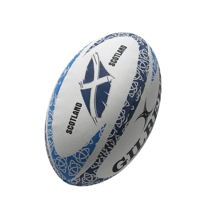 Ballon de rugby Mascotte Gilbert Flower of Ecosse (taille 5) [Taille  5]