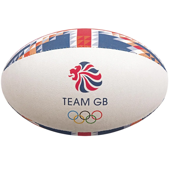 Ballon de rugby Midi Gilbert Team GB (taille 2) [Taille  2]