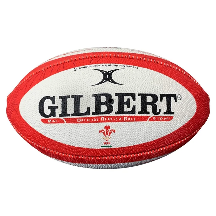 Ballon de rugby Mini Replica Gilbert Pays de Galles (taille 1) [Taille  1]