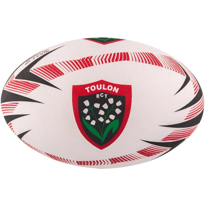 Ballon de rugby supporter Gilbert Toulon (taille 5) [Taille  5]