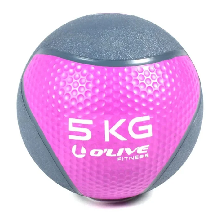 Ballon médicinal d’entraînement O&rsquo;live Fitness [Taille 5 kg]