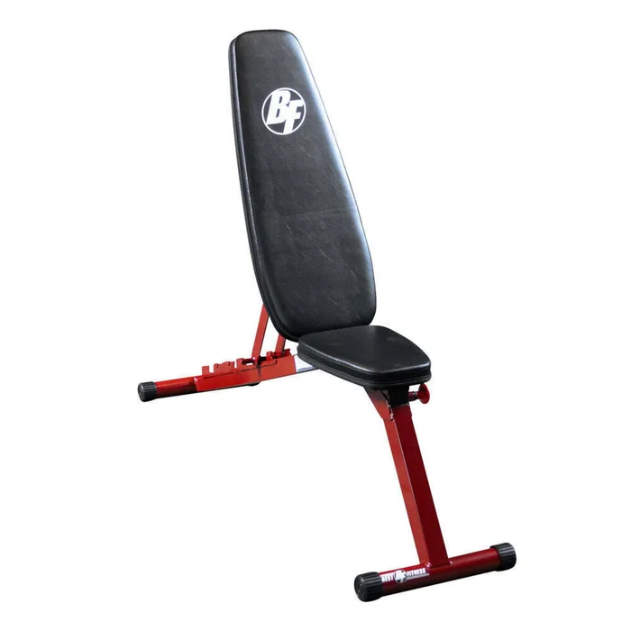 Banc de musculation pliant Best Fitness [Taille 144,8x38x45,7 cm]