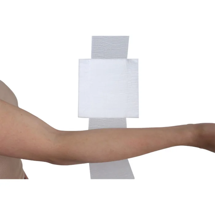 Bandage avec compresse intégrée PowerCare [Taille 12×12 cm]
