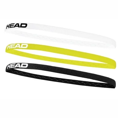 Bandeaux HEAD Black White Yellow (3-Pièces)