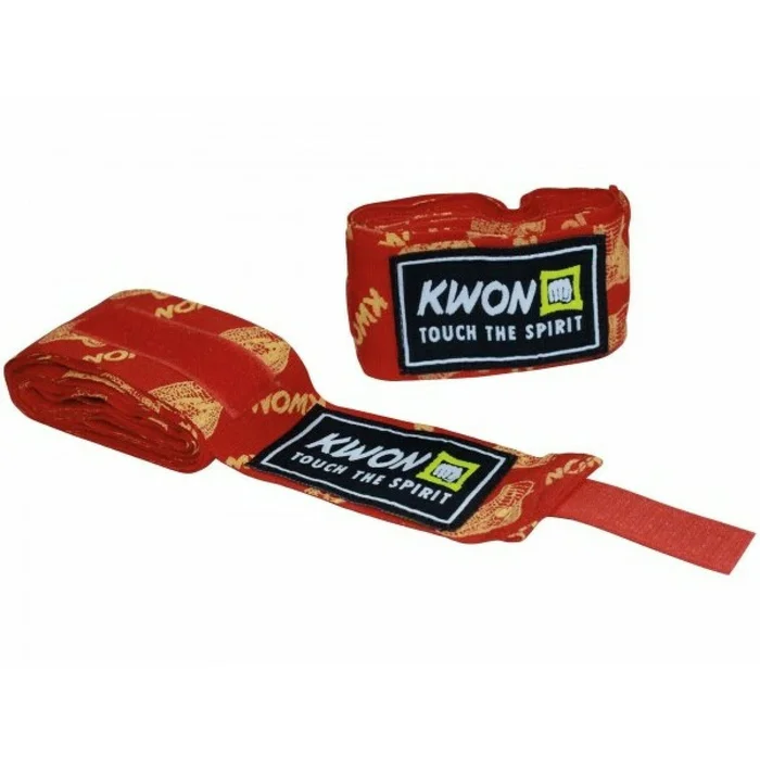 Bandes de boxe inélastique enfant Kwon Cobra [Taille 1,5 m x 5 cm]