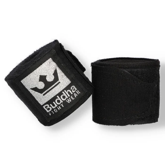 Bandes de boxe semi-élastique coton Buddha Fight Wear [Taille 4,5 m]