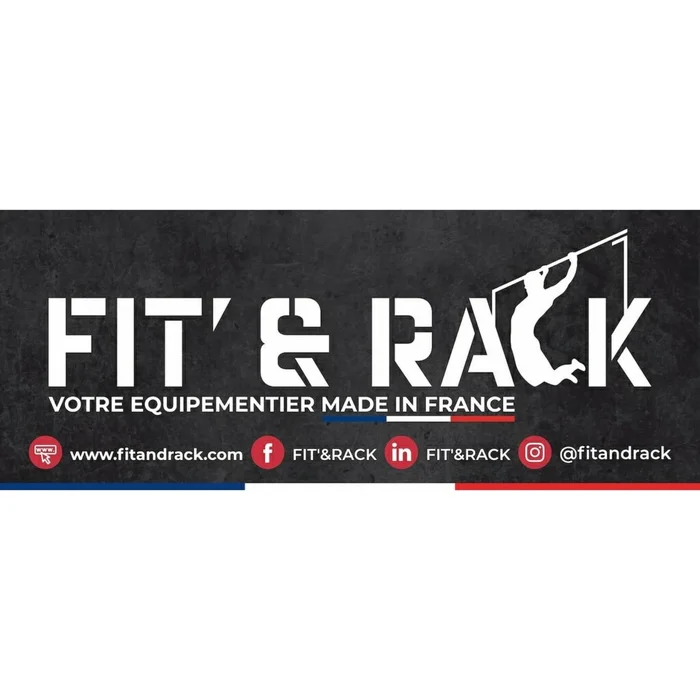 Bannière Fit & Rack [Taille 0,8×2 m/10 œillets]