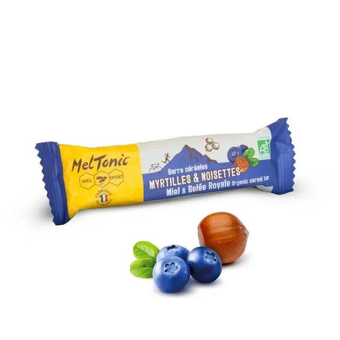 Barre céréales bio Myrtilles et noisettes Meltonic Nouveauté