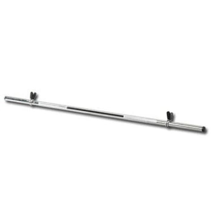 Barre de musculation + 2 stop disques Sporti [Taille 1,40 m]